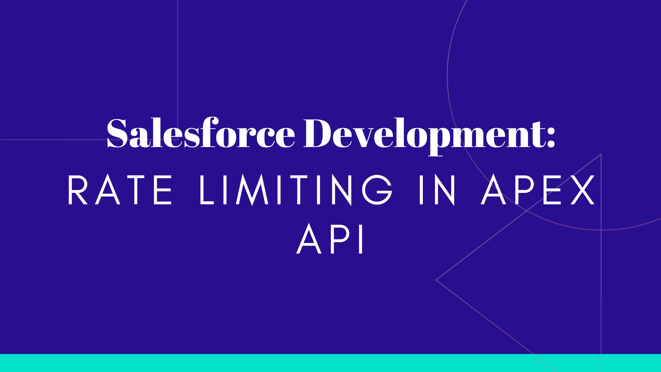 Rate Limiting in Apex API